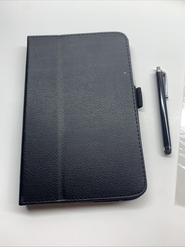 MOFRED Black Apple iPad Executive Leather Case Stylus, screen Protector *NEW* - Picture 2 of 11