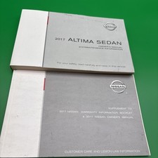 2017 Nissan Altima Sedan owners manual Supplement With Free Shipping