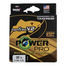 PowerPro Super 8 Slick V2 Braided Fishing Line - White - 40lb - 1500ft/500yd ...