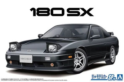 Aoshima 1/24 Scale Model Car SP14 Nissan 180SX RPS13 Type X '96 w/Custom Wheel - Image 1 of 3