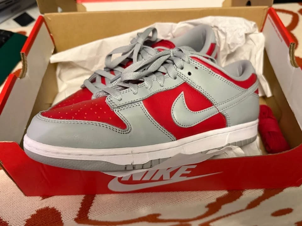 Nike Dunk Low Sport Red for Sale | Authenticity Guaranteed | eBay