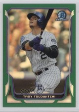2014 Bowman Chrome Green Refractor 25/75 Troy Tulowitzki #54 2u3