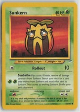 Sunkern 83/105 Common Neo Destiny Pokemon Unlimited Moderately Played