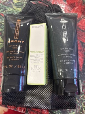 MARY KAY MK MEN~HIGH INTENSITY & HIGH INTENSITY SPORT~HAIR & BODY WASH GIFT SET