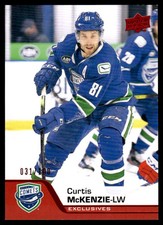 2021-22 Upper Deck AHL Hockey  031/100 curtis mckenzie Utica Comets #44