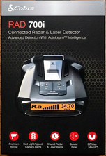 BRAND NEW Cobra RAD 700i Radar Detector GPS AutoLearn CarPlay Front Rear