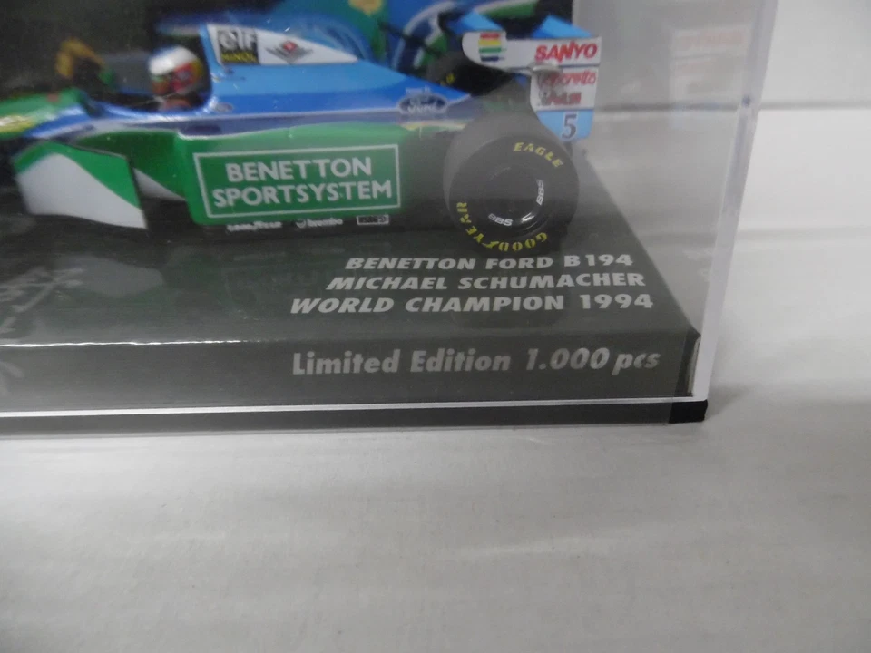M. Schumacher Benetton B194 World Champion 1994 Limited Edition in 1:43 - Bild 2 von 3