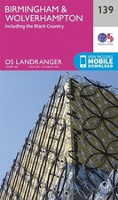Birmingham & Wolverhampton Landranger Map 139 Ordnance Survey Latest 