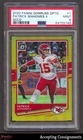2020 Donruss Optic Gold #1 Patrick Mahomes II 08/10 PSA 9 MINT Chiefs