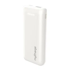myCharge 10000mAh Power & Go Power Bank - White