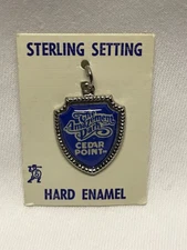 Mid 1980’s Cedar Point Amusement Park Sandusky Ohio Sterling Bracelet Charm NEW