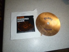 Elgin 6” Copper Diamond saw. blade Never used 5/8" arbor  hole