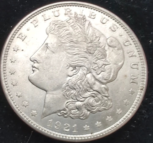 1921 Morgan Dollar - U.S. Mint ($1) Philadelphia - VF  Hi-Res Images