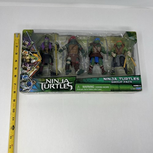 Teenage Mutant Ninja Turtles Group Pack Exclusive Figures 2014 TMNT Movie New - Picture 10 of 10