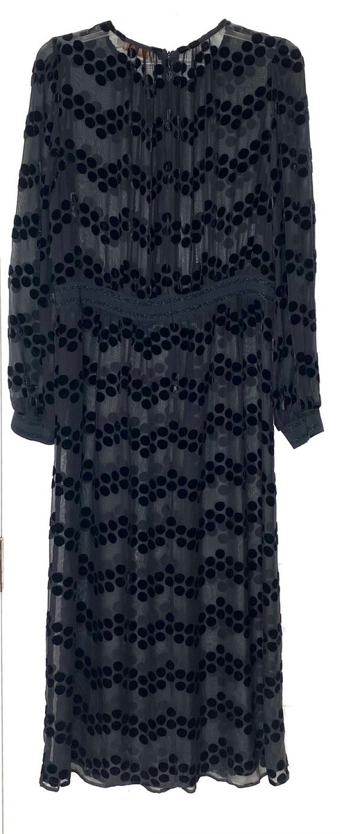 Acka bijou dot velours dress サイズ1 akca bijou dot velours dress