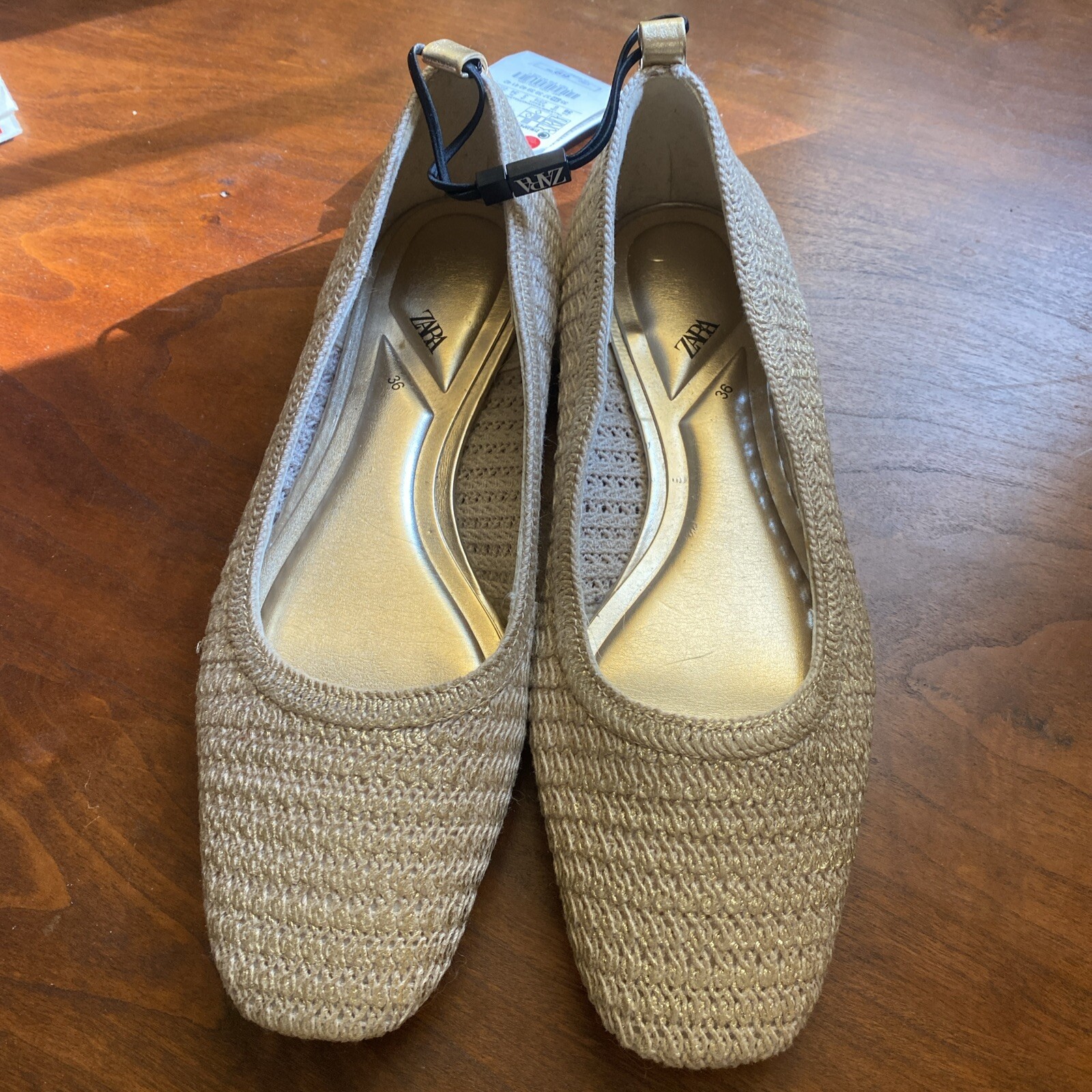 Zara Ballet Flats Womens 36 G