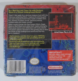 NEW SEALED - Virtual Boy Wario Land (Nintendo, 1995) BOX IN BAD SHAPE