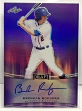 Brendan Rodgers 2015 Leaf Metal Draft PURPLE Prismatic Autograph Auto #'d 17/25
