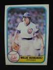 1981 FLEER #310 WILLIE HERNANDEZ CHICAGO CUBS NM-MT BETTER 84 MVP/CYA/ WS CHAMP
