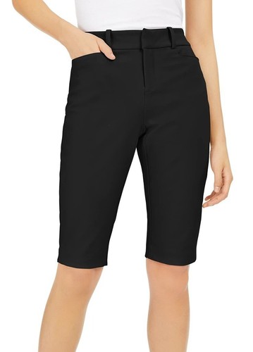 INC Womens Shorts Black Size 14 Bermuda 