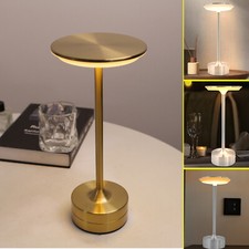 LED Schreibtischlampe Büro Tischlampe Dimmbar Leselampe Metall Kabellos Touch