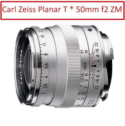 Carl Zeiss Planar T * 50mm f2 ZM For Leica M Mount Form Silver Lens - Picture 10 of 17