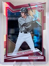 2022 Elite Extra Edition Prime Numbers C Die Cut #111 Brenner Cox/181