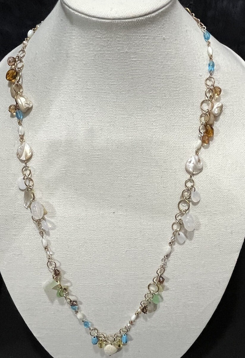 Joan Rivers Single Strand Multiple Multicolor Bea… - image 1