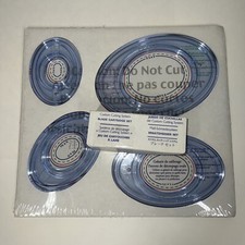 CREATIVE MEMORIES Custom Cutting System 4 Oval Cutting Patterns w/ Blades NEW