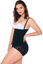 JACKIE LONDON 1035 - Panty Body Shaper Strapless With Zipper M Black