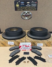 2003-2009 TOYOTA 4RUNNER GENUINE NEW OEM REAR BRAKE ROTORS TCMC PAD KIT & SHIMS 