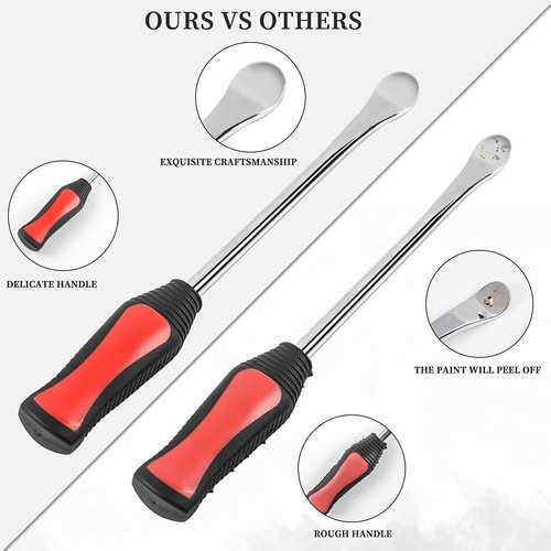 Steel Tire Spoon Lever Iron Tool Kit Professional Motorcycle Tire Changing Tool - Picture 8 of 8