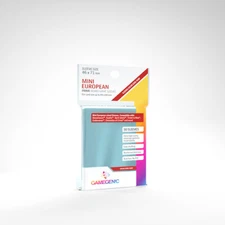 GameGenic Prime Board Game Card Sleeves: Mini-European - Ruby Label, 50/pk