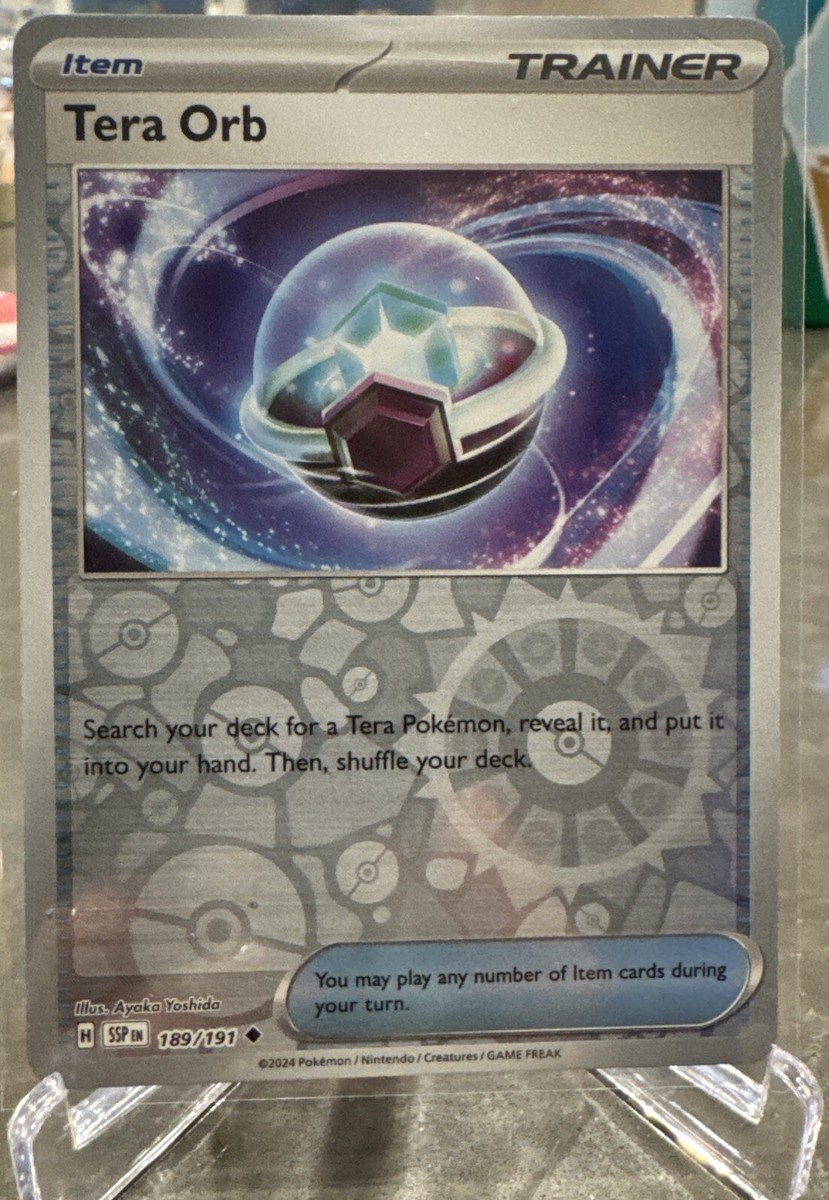 Tera Orb 189/191 Uncommon Surging Sparks Pokemon TCG Reverse