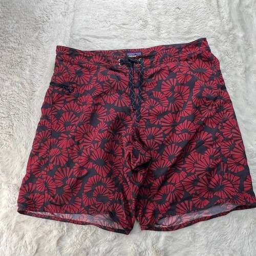 Short de bain homme Patagonia 38 rouge bleu vague - Photo 1/15