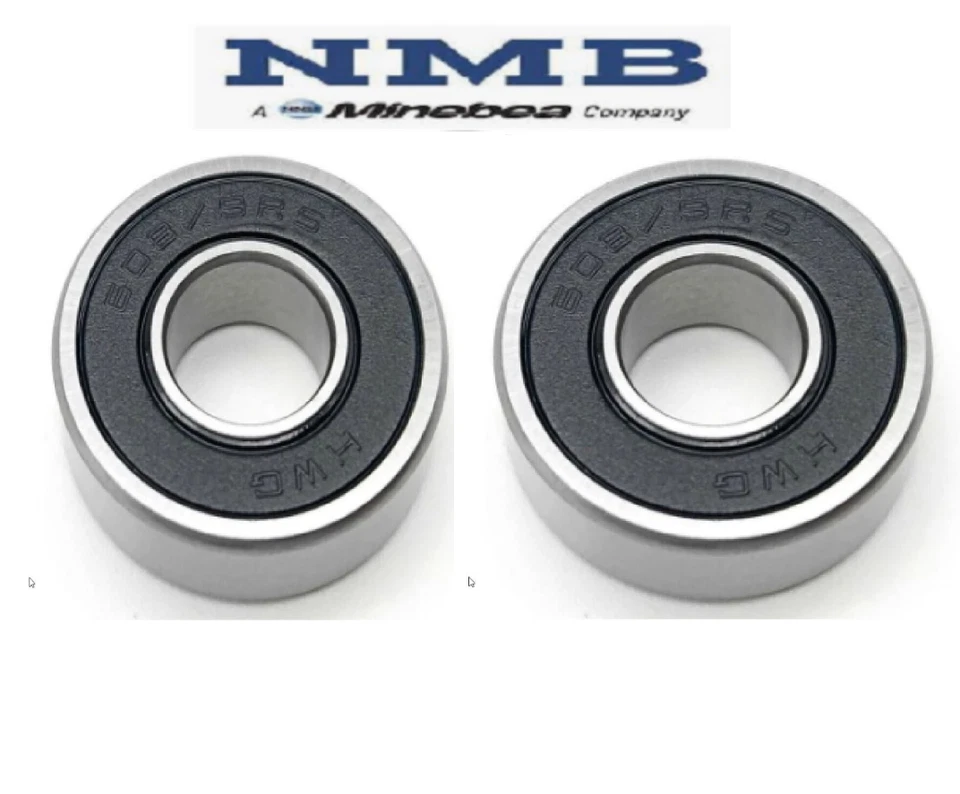 No. 2 Radial Ball Bearings 608 F 2RS Size 8 x 22 x 7 Screens. rubber