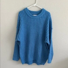 So goods for life blue chunky sweater XL-