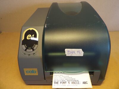 CAB E4/200 5410006 Thermal Desktop Label Printer - 544 M - INCL USB CABLE & PSU