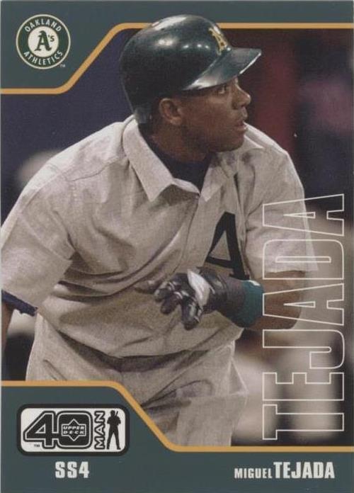 2002 Upper Deck 40 Man - Miguel Tejada #57 - 1 of 1