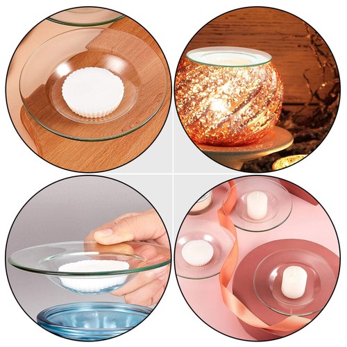 2 Pcs Wax Melter Dampfwachsschmelzer Aromatherapie-Lampenschale Glaswärmer - Bild 8 von 12