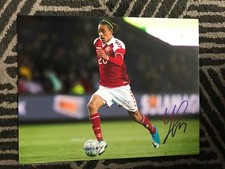 Denmark Yussuf Poulsen Autographed Signed 11x14 Photo COA #1
