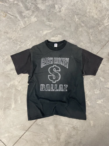 Cash Money Records Cash Money Ballaz T Shirt Size La Vintage vintage concert t-shirt, vintage, size L, single stitch, B+ condition