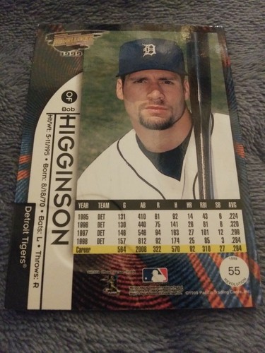 1999 (TIGERS) Revolution Red #55 Bob Higginson /299 - Bild 2 von 2