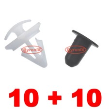 10 EXTRA LONG ROOF TRIM STRIP FIXING CLIPS VW TRANSPORTER T4 T5 HEADLINING CLIPS