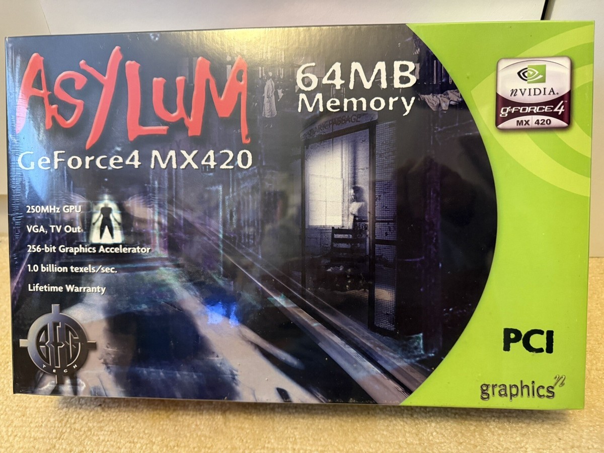 Asylum Geforce 4 MX 420 PCI 64mb Nvidia Brand New Sealed | eBay