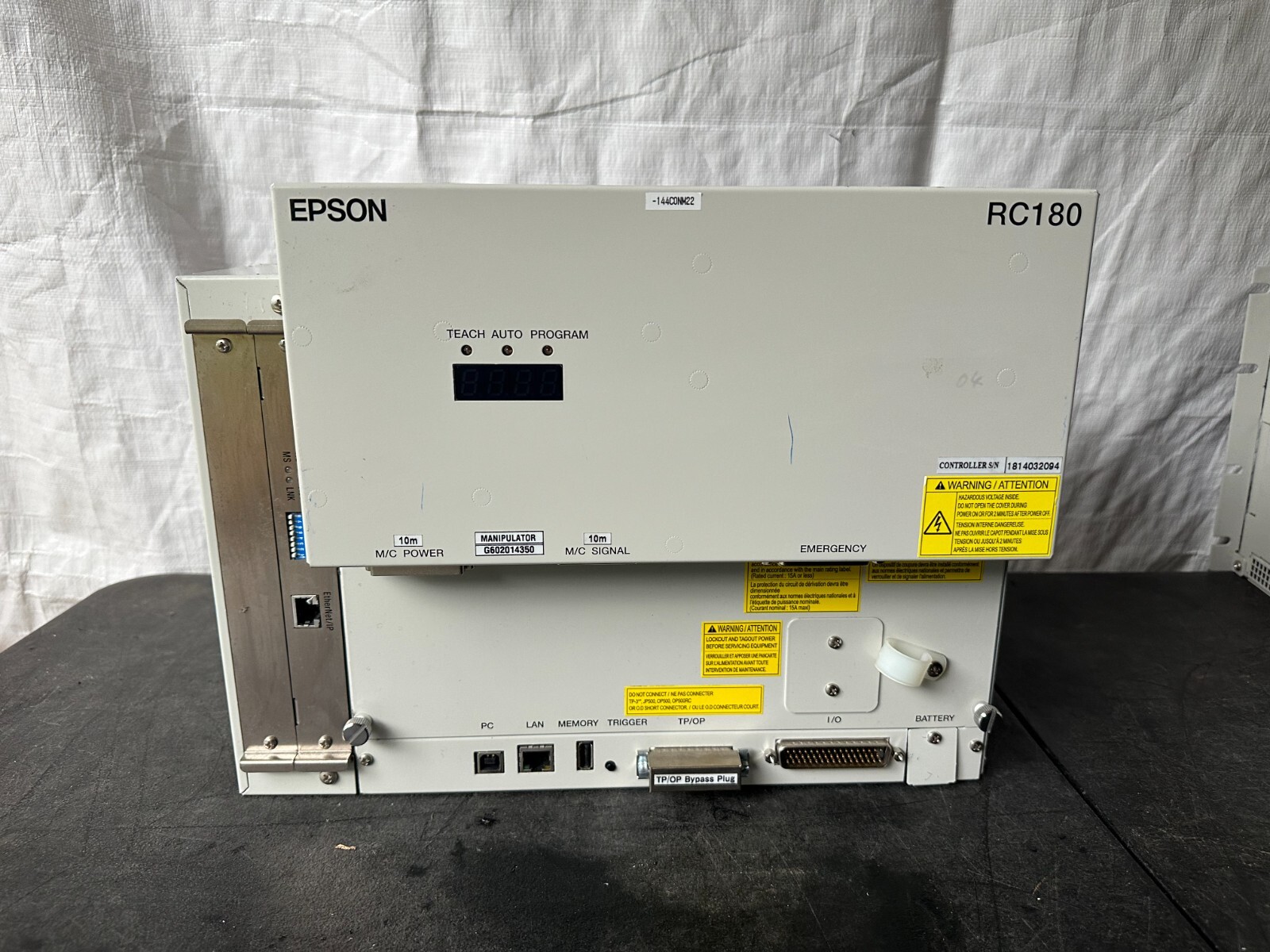EPSON RC180 ROBOT CONTROLLER ONLY 2 LEFT
