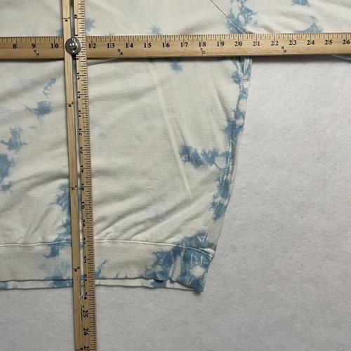 LUCKY BRAND Shirt Womens Size Med Blue Tie Dye Long Sleeve - Picture 4 of 4