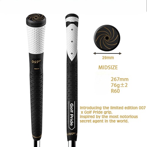13 pezzi nuovo Golf Pride James Bond 007 versione Gold finger copertura impugnatura golf gomma - Foto 9 di 15