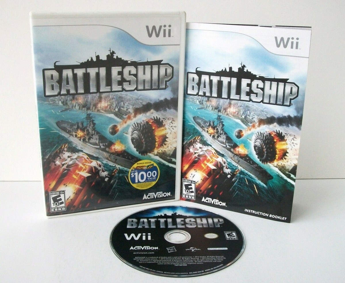 Battleship (Nintendo Wii) Complete Strategy Game Advance Wars-Like