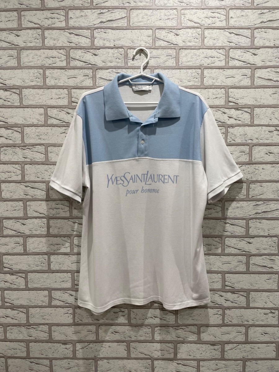 Tシャツ・カットソー Saint Laurent SS24 MONOGRAM POLO (712300 YB2OC4240) Embroidered logo polo shirt | Saint Laurent | OTTODISANPIETRO
